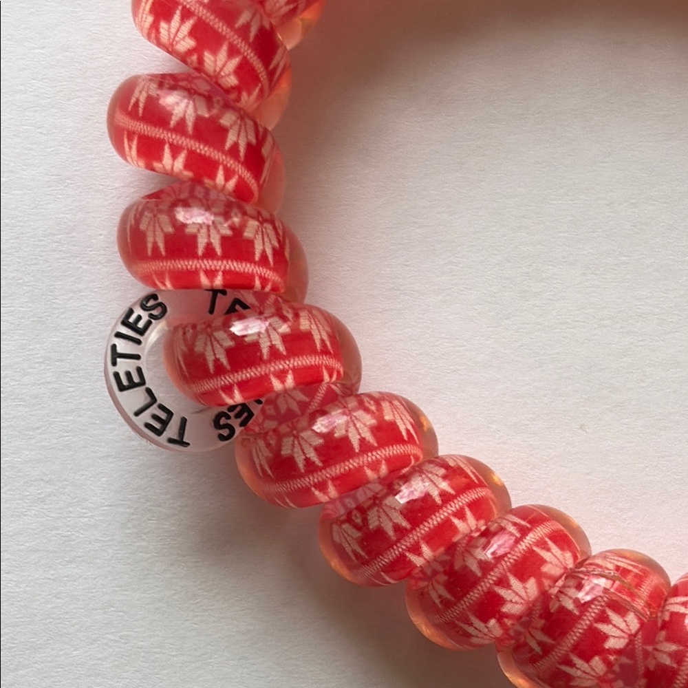Teleties Candy Cane Spiral Hair Ties - Picture 3 of 8